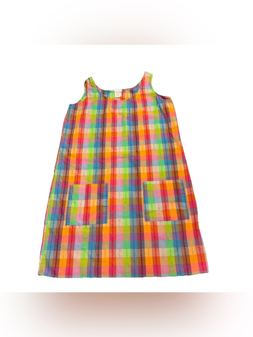 Styleworks Vtg Multicolor Art To Wear Dress Sleeveless Lightweight Women’s Large